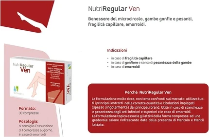 NutriRegular Ven Натуральные таблетки