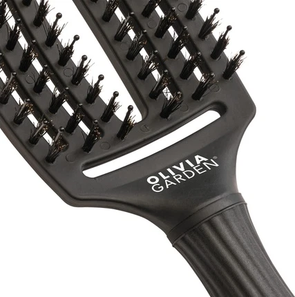 Olivia Garden Fingerbrush Care Iconic Medium Full Black Soch Yordamchisi