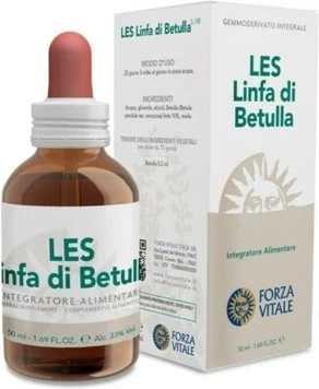 Detox and Body Cleanse Supplement Forza Vitale Les Linfa di Betulla