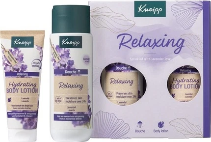 Relaxing Moments Gift Set Lavender Shower Gel & Body Lotion Kneipp