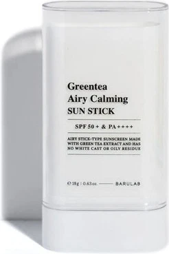 Солнцезащитный стик Barulab Greentea Airy Calming