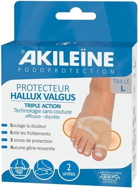 Akileine Podoprotector Hallux Valgus Triple Action L