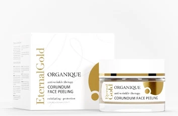 Пилинг Organique Eternal Gold с корундом для сияния кожи