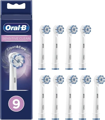 Oral-B Sensitive Clean Toothbrush Head - Pack of 9