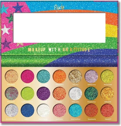 Палитра глиттеров Rude United Shades of Glitter 21