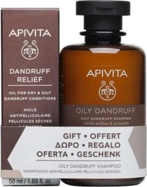 Масло Apivita против сухости и перхоти