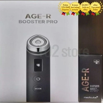 Age-R Booster Pro Skin Care Device with Glutathione Serum Medicube