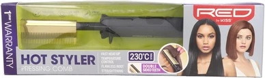 Hot Styler Red Kiss Double Side Teeth Comb
