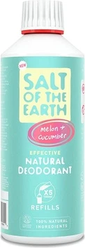 Salt Of The Earth Melon va Bodring tabiiy deodoranti uchun qayta to'ldirish spreyi