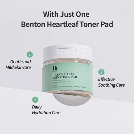 Toner Pads Benton Skin Texturizing Exfoliating Dual Embossed Face Peel Pads