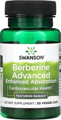Овощные капсулы Swanson Berberine Advanced Enhanced Absorption