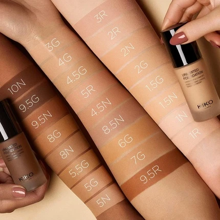 Стойкая жидкая тональная основа Unlimited Kiko Milano