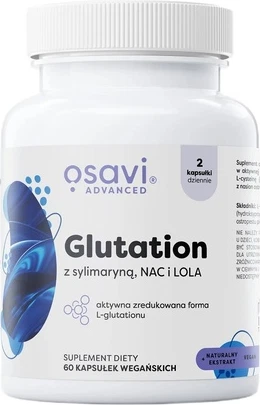 Dietary Supplement Osavi Glutathione With Silymarin Nac And Lola