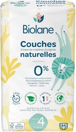 Biolane Натуральные подгузники Размер 4
