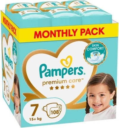 Подгузники Pampers Premium Care Mega Размер 7
