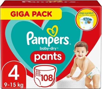 Подгузники Pampers Baby Dry Pants Размер 4XL