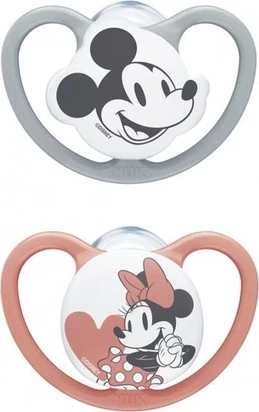 Пустышка Nuk Disney Baby Space 2 силиконовые пустышки