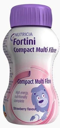 Fortini Compact Multi Fiber Strawberry 125g 4 dona qadoqda kukuni Nutricia tomonidan