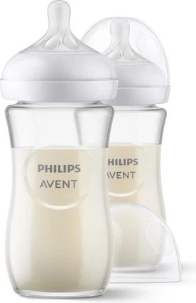 Natural Response Pure Glass Bottle Philips 2x240 Ml