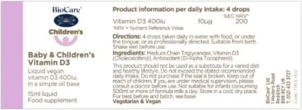 Vitamin D tomchilari Biocare