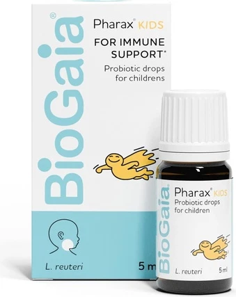 Probiotics Drops Biogaia Pharax for Kids with Vit-D