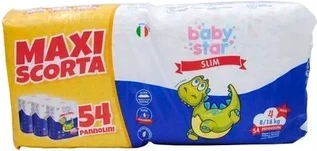Подгузники Babystar Slim Maxi
