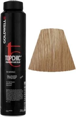 Стойкая краска для волос Goldwell Topchic Can 9nbp Ultrablond Elumenated Beige Pearl