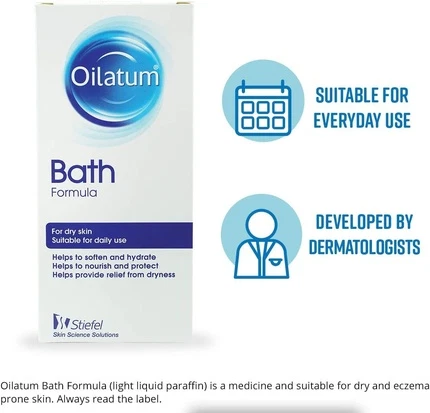 Oilatum QuruqTeri uchun Hammom Preparati Yumshatuvchi Yuvish Vositasi