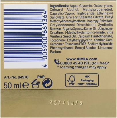 Nivea Q10 Power Tuzuvchi Kunduzgi Kremi