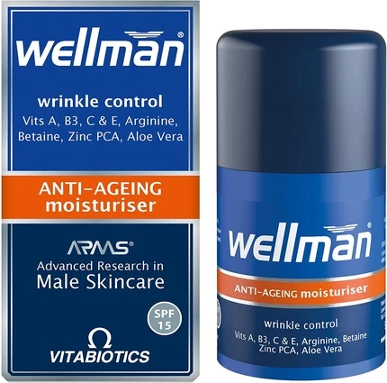 Moisturiser Vitabiotics Wellman Skin