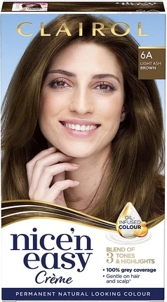 Стойкая краска для волос Clairol с натуральным оттенком и маслами