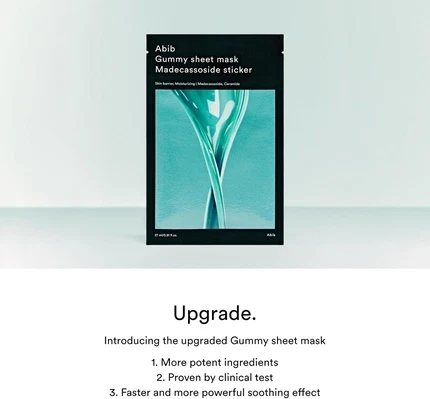 Sheet Mask Abib Gummy Sheet Mask Madecassoside Strengthening