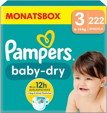 Подгузники Pampers Baby-Dry