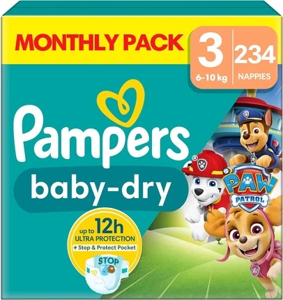 Подгузники Pampers Babydry