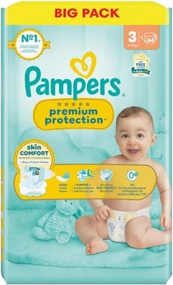 Подгузники Pampers Premium Protection