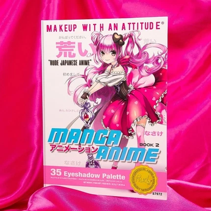 Палетка теней для век Rude Manga Anime 35 Eyeshadow Palette Book 2