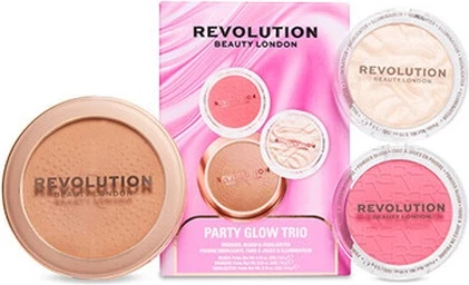 Face Powder Makeup Revolution Party Glow