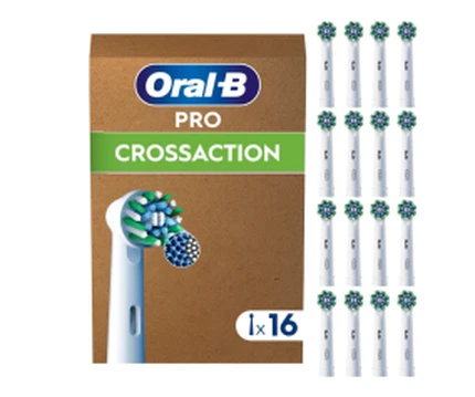 Oral-B Pro CrossAction tish cho'tkasi uchun almashtiriladigan boshchalar