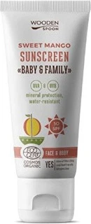 Body Lotion Wooden Spoon Mango for Baby & Family SPF 50