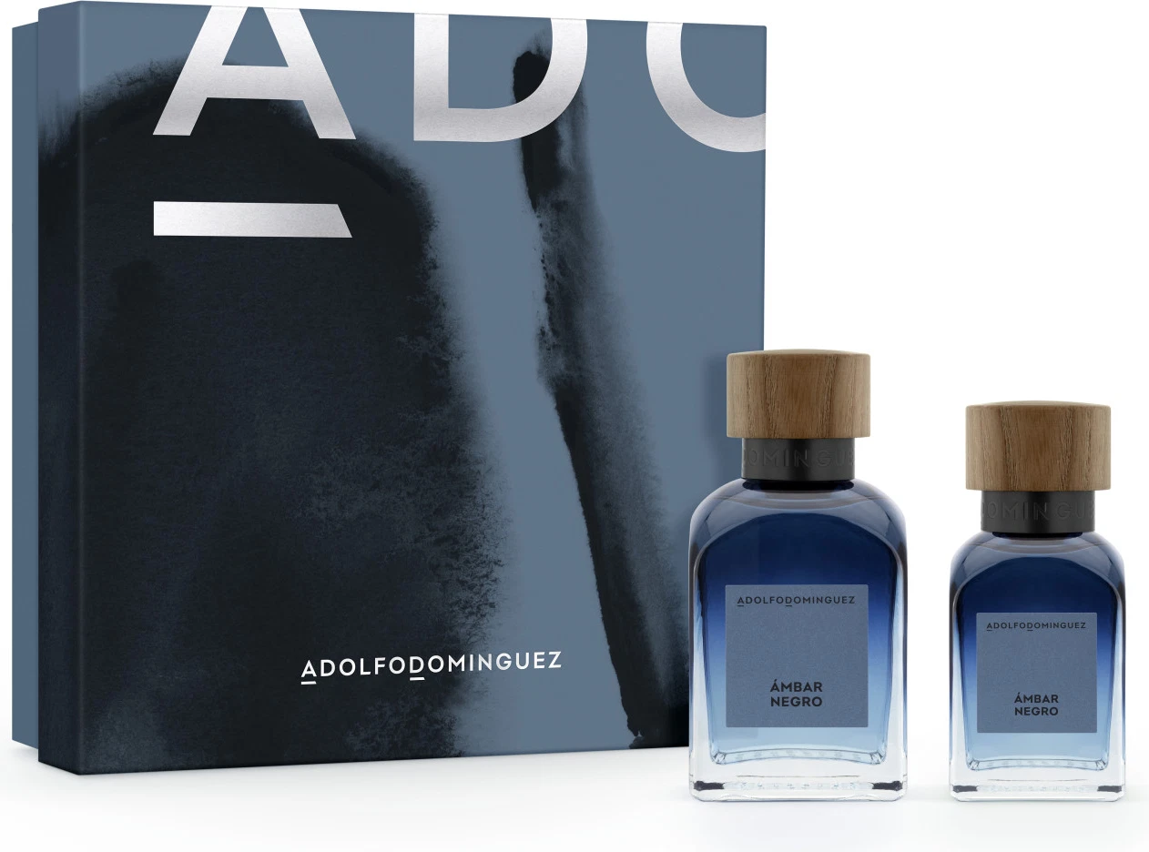 Eau De Parfum Set Adolfo Dominguez Agua Fresca Ambar Negro
