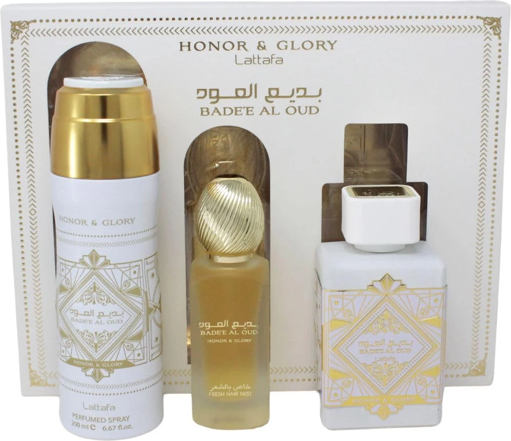 Gift Set Lattafa Bade'e Al Oud Honor & Glory