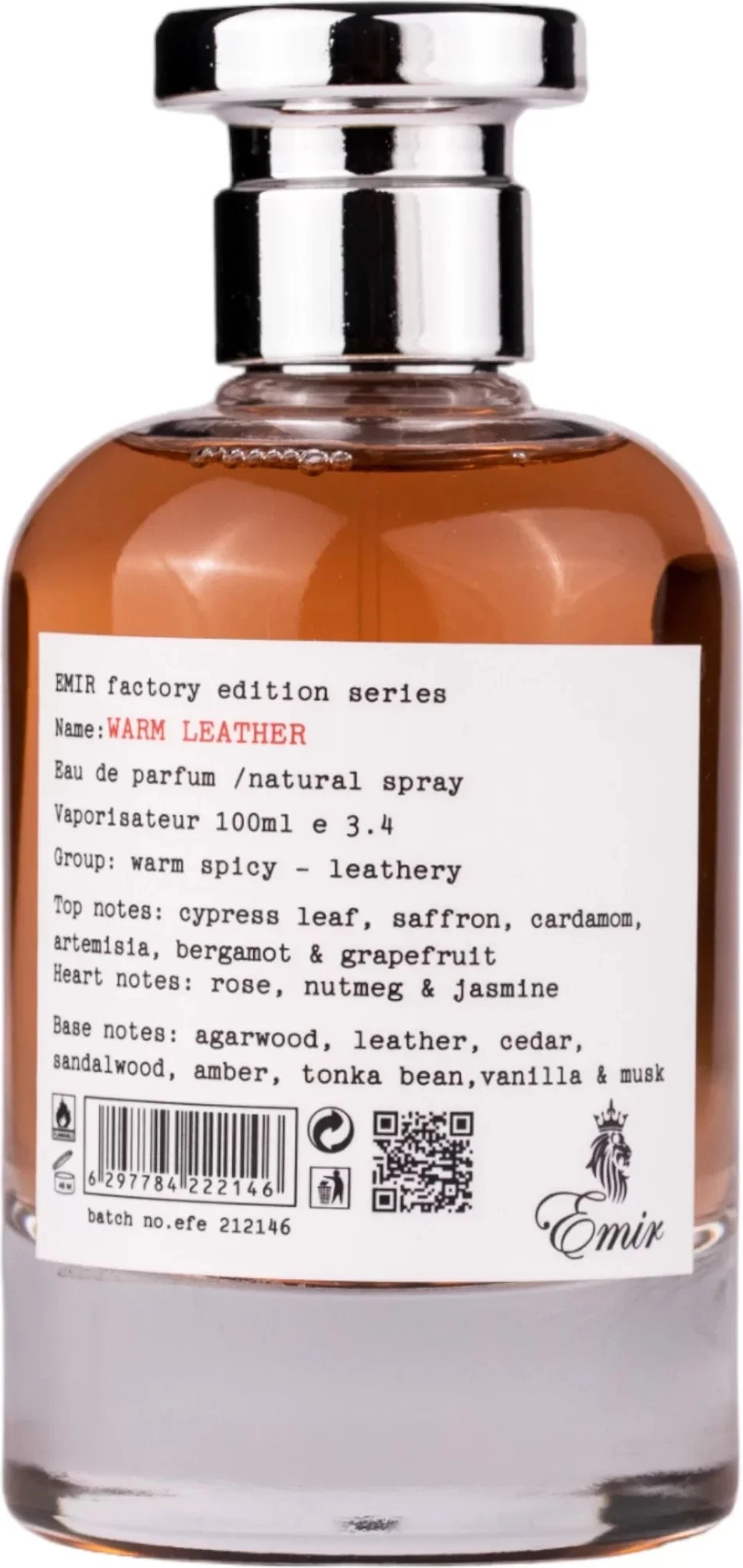 Eau De Parfum Emir Warm Leather Factory Edition