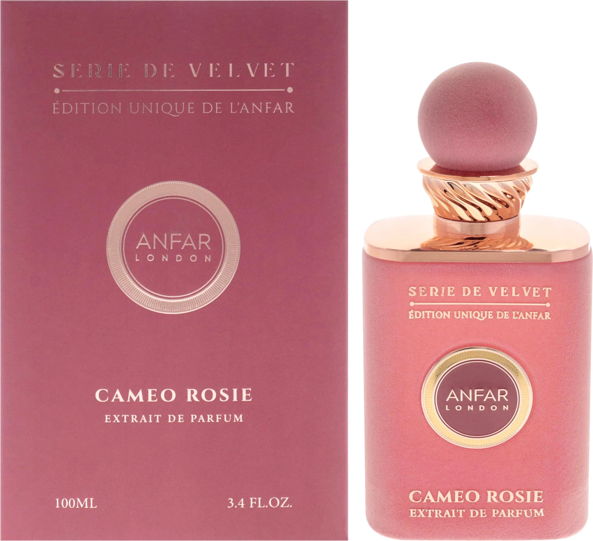 Extrait De Parfum Anfar Serie De Velvet Edition Cameo Rosie