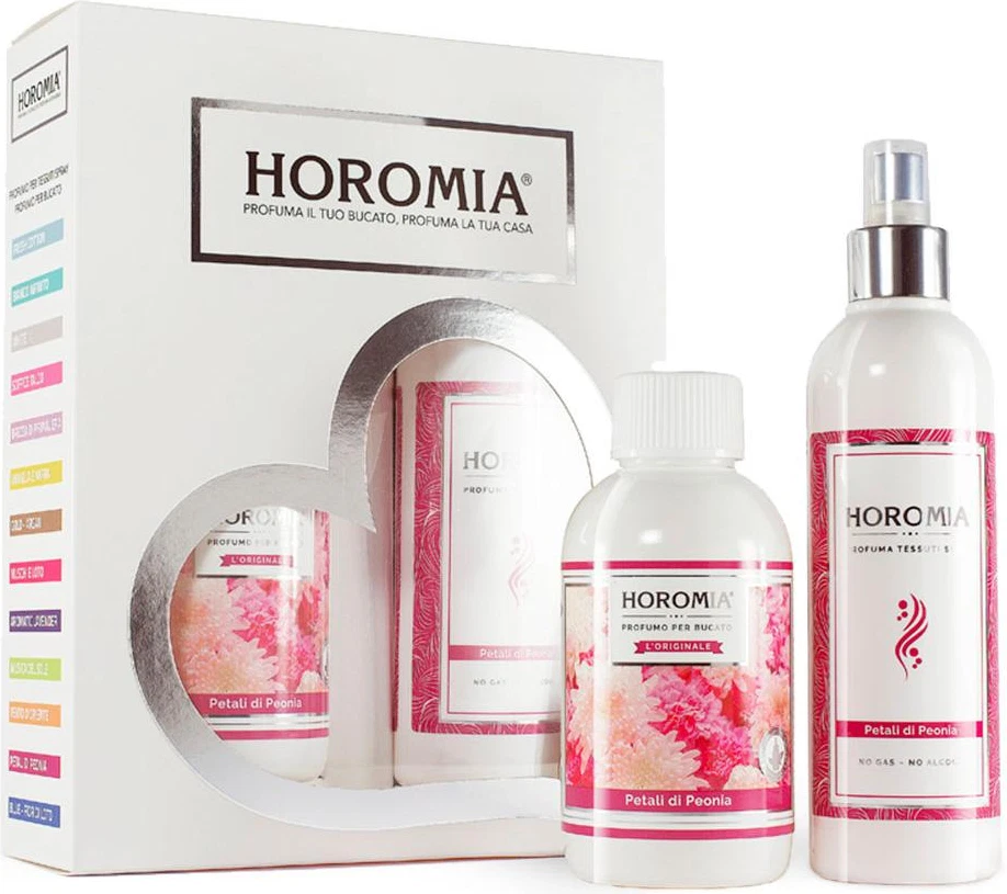 Laundry Perfume And Textile Spray Gift Set Horomia Petali Di Peonia