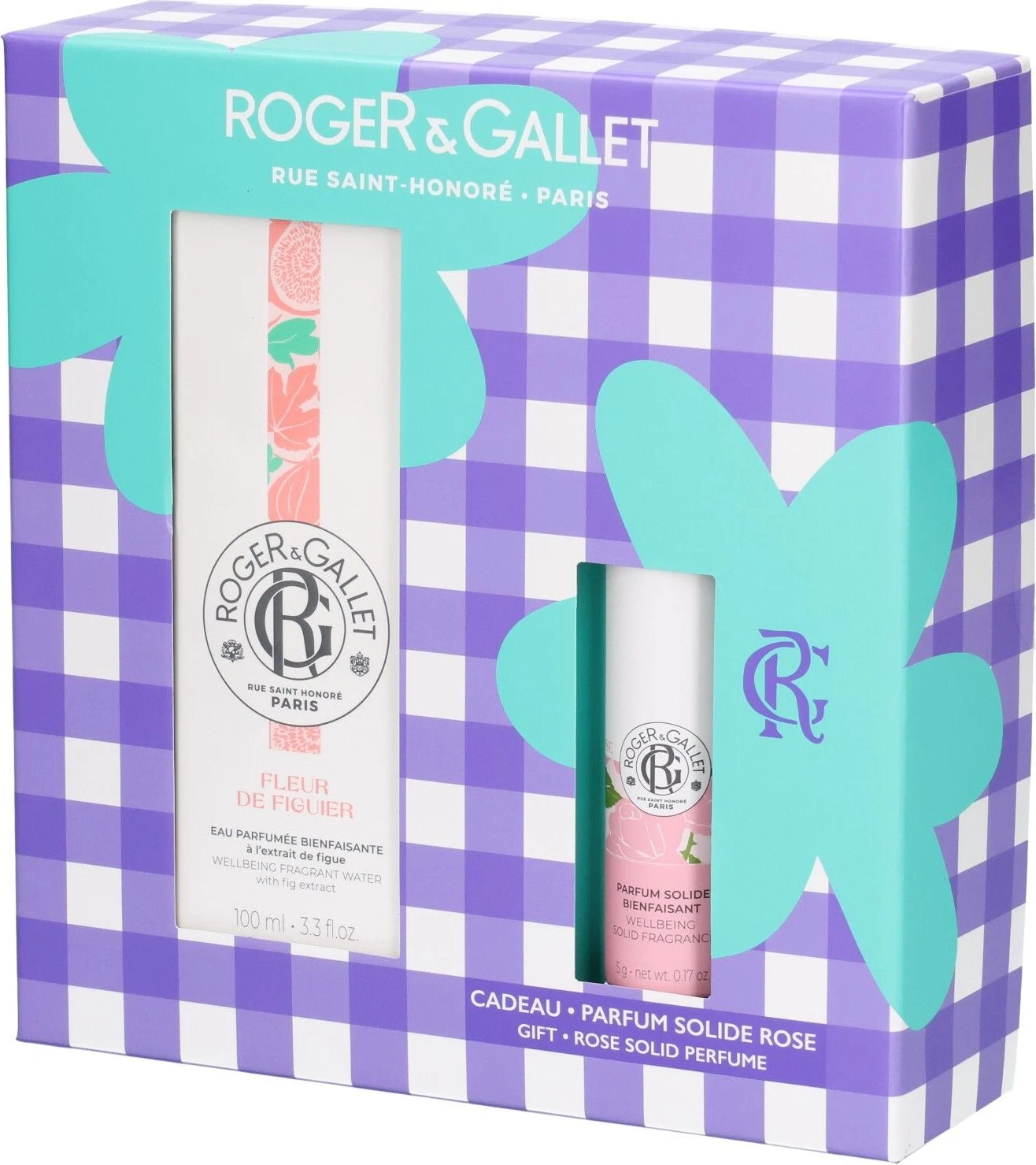 Roger & Gallet Fleur De Figuier Eau de Toilette and Solid Perfume Set