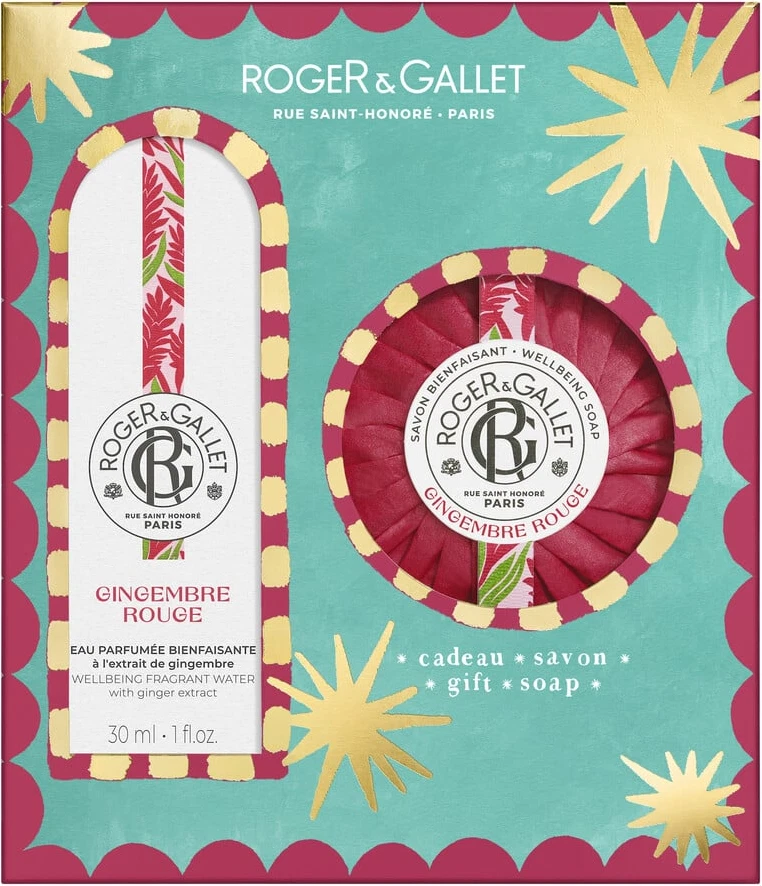Perfume Gift Set Roger & Gallet Ginger Red
