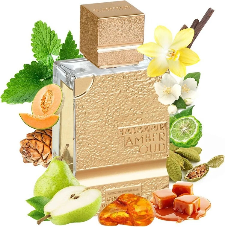 Extrait De Parfum Al Haramain Amber Oud Gold 999.9 Dubai Edition — photo 3