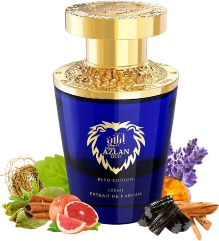 Extrait De Parfum Al Haramain Azlan Oud Bleu Edition — foto 4