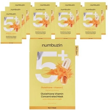 Numbuzin No.5+ Glutathione konsentrlangan niqobi