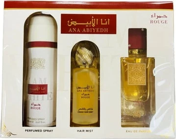 Gift Set Lattafa Ana Abiyedh Rouge